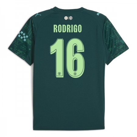 Levné Manchester City Rodrigo 16 EA Sport Čtvrtý Fotbalové dresy 2025-26 Krátký Rukáv