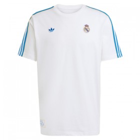 Levné Real Madrid Terrace Icons Bílá 2025-26 Krátký Rukáv