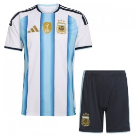 Levné Argentina Dětské Domácí Fotbalové dresy Mistrovství Světa 2026 Krátký Rukáv
