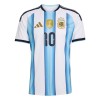 Levné Argentina Messi 10 Dětské Domácí Fotbalové dresy Mistrovství Světa 2026 Krátký Rukáv