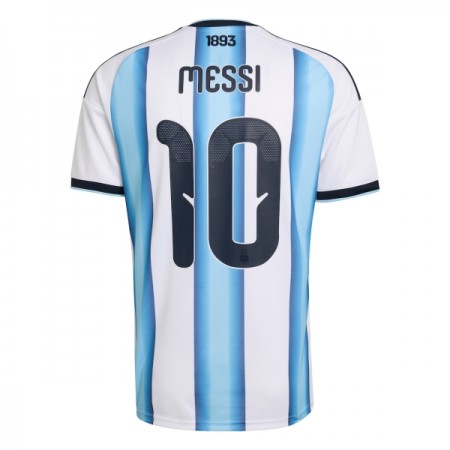 Levné Argentina Messi 10 Domácí Fotbalové dresy Mistrovství Světa 2026 Krátký Rukáv