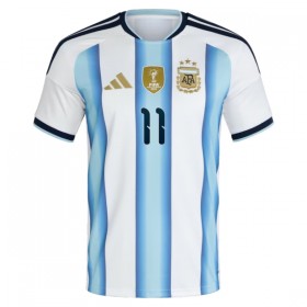 Levné Argentina Di Maria 11 Domácí Fotbalové dresy MS 2026 Krátký Rukáv