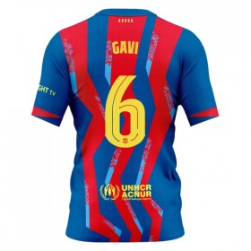 Levné FC Barcelona Gavi 6 Čtvrtý Fotbalové dresy 2025-26 Krátký Rukáv
