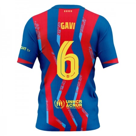 Levné FC Barcelona Gavi 6 Čtvrtý Fotbalové dresy 2025-26 Krátký Rukáv
