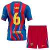 Levné FC Barcelona Gavi 6 Dětské Čtvrtý Fotbalové dresy 2025-26 Krátký Rukáv