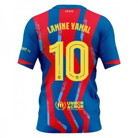 Levné FC Barcelona Lamine Yamal 10 Čtvrtý Fotbalové dresy 2025-26 Krátký Rukáv