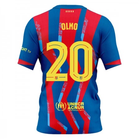 Levné FC Barcelona Olmo 20 Čtvrtý Fotbalové dresy 2025-26 Krátký Rukáv
