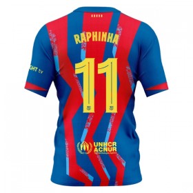 Levné FC Barcelona Raphinha 11 Čtvrtý Fotbalové dresy 2025-26 Krátký Rukáv