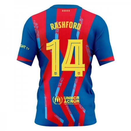 Levné FC Barcelona Rashford 14 Čtvrtý Fotbalové dresy 2025-26 Krátký Rukáv