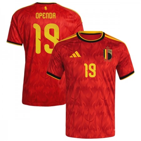 Levné Belgie Openda 19 Domácí Fotbalové dresy MS 2026 Krátký Rukáv