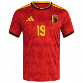 Levné Belgie Openda 19 Domácí Fotbalové dresy MS 2026 Krátký Rukáv