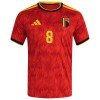Levné Belgie Tielemans 8 Domácí Fotbalové dresy MS 2026 Krátký Rukáv