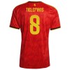 Levné Belgie Tielemans 8 Domácí Fotbalové dresy MS 2026 Krátký Rukáv