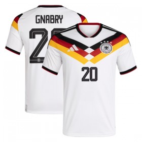 Levné Německo Gnabry 20 Domácí Fotbalové dresy MS 2026 Krátký Rukáv