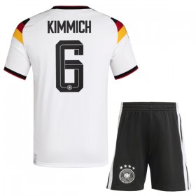 Levné Německo Kimmich 6 Dětské Domácí Fotbalové dresy MS 2026 Krátký Rukáv