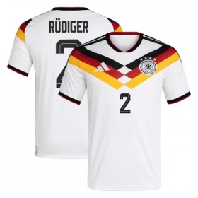 Levné Německo Rudiger 2 Domácí Fotbalové dresy MS 2026 Krátký Rukáv