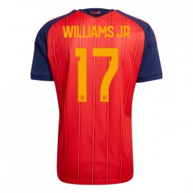 Levné Španělsko Williams JR 17 Domácí Fotbalové dresy MS 2026 Krátký Rukáv
