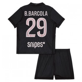 Levné Paris Saint-Germain B. Barcola 29 Jordan Dětské Čtvrtý Fotbalové dresy 2025-26 Krátký Rukáv
