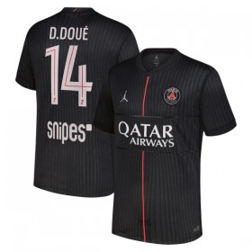 Levné Paris Saint-Germain D. Doue 14 Jordan Čtvrtý Fotbalové dresy 2025-26 Krátký Rukáv