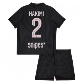 Levné Paris Saint-Germain Hakimi 2 Jordan Dětské Čtvrtý Fotbalové dresy 2025-26 Krátký Rukáv