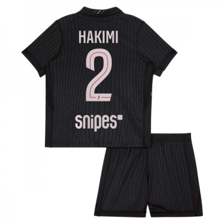 Levné Paris Saint-Germain Hakimi 2 Jordan Dětské Čtvrtý Fotbalové dresy 2025-26 Krátký Rukáv