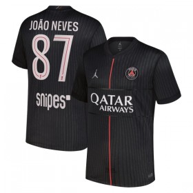Levné Paris Saint-Germain Joao Neves 87 Jordan Čtvrtý Fotbalové dresy 2025-26 Krátký Rukáv