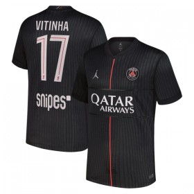 Levné Paris Saint-Germain Vitinha 17 Jordan Čtvrtý Fotbalové dresy 2025-26 Krátký Rukáv