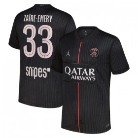 Levné Paris Saint-Germain Zaire-Emery 33 Jordan Čtvrtý Fotbalové dresy 2025-26 Krátký Rukáv