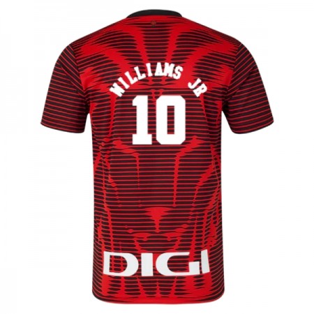 Levné Athletic Bilbao Williams JR 10 Čtvrtý Fotbalové dresy 2025-26 Krátký Rukáv