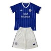Levné Cardiff City Dětské Domácí Fotbalové dresy 2025-26 Krátký Rukáv