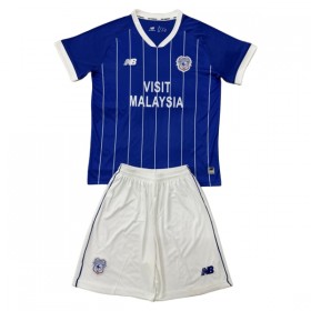 Levné Cardiff City Dětské Domácí Fotbalové dresy 2025-26 Krátký Rukáv