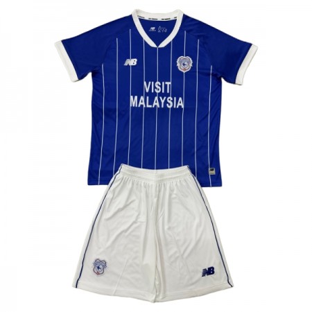 Levné Cardiff City Dětské Domácí Fotbalové dresy 2025-26 Krátký Rukáv