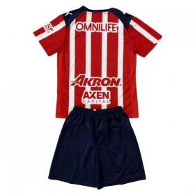 Levné Chivas de CD Guadalajara Dětské Domácí Fotbalové dresy 2025-26 Krátký Rukáv