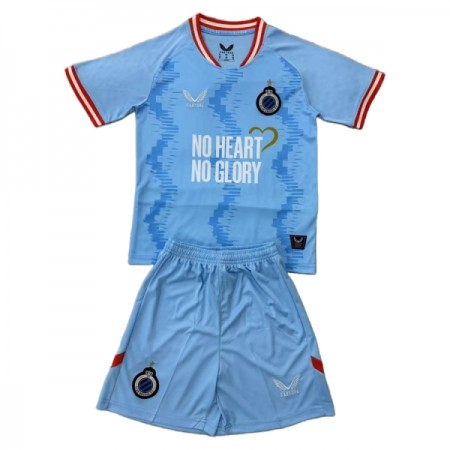 Levné Club Brugge Dětské Alternativní Fotbalové dresy 2025-26 Krátký Rukáv