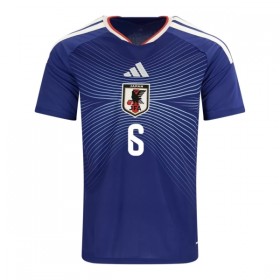 Levné Japonsko Endo 6 Domácí Fotbalové dresy MS 2026 Krátký Rukáv