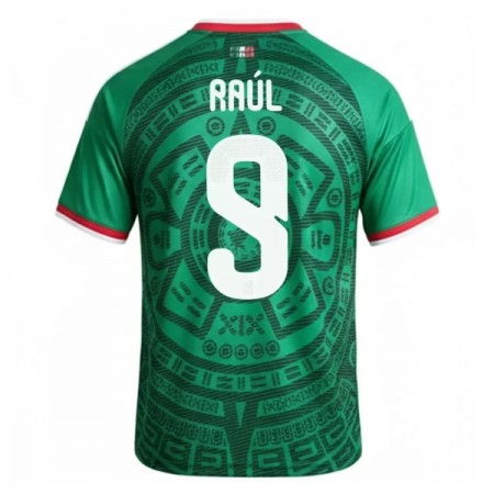 Levné Mexiko Raul 9 Domácí Fotbalové dresy MS 2026 Krátký Rukáv