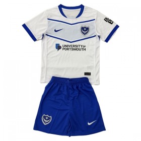 Levné Portsmouth Dětské Venkovní Fotbalové dresy 2025-26 Krátký Rukáv