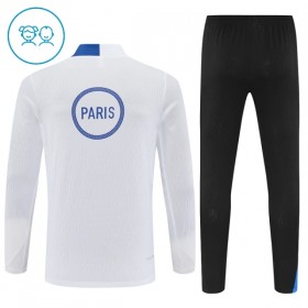 Paris Saint-Germain Tréninkový Mikina Dětské Čtvrt Zip Bílá 2025-26