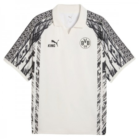 Levné Borussia Dortmund Lifestyle Retro 2026-27 Krátký Rukáv