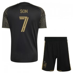 Levné Los Angeles FC Son 7 Dětské Domácí Fotbalové dresy 2026 Krátký Rukáv