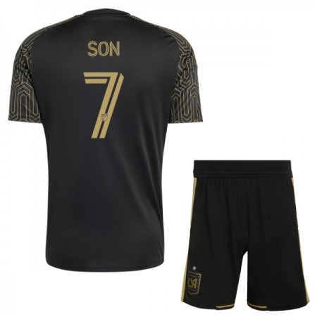 Levné Los Angeles FC Son 7 Dětské Domácí Fotbalové dresy 2026 Krátký Rukáv