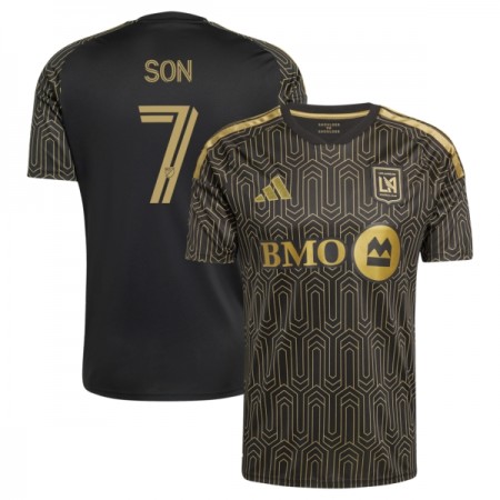 Levné Los Angeles FC Son 7 Domácí Fotbalové dresy 2026 Krátký Rukáv