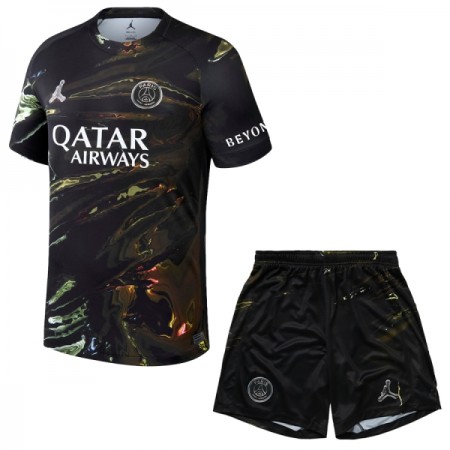 Levné Paris Saint-Germain Night Edition Dětské 2025-26 Krátký Rukáv