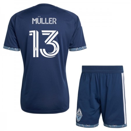 Levné Vancouver Whitecaps Muller 13 Dětské Venkovní Fotbalové dresy 2026 Krátký Rukáv