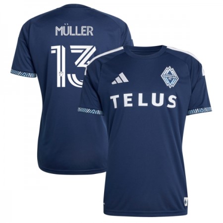 Levné Vancouver Whitecaps Muller 13 Venkovní Fotbalové dresy 2026 Krátký Rukáv