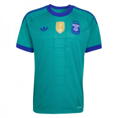 Levné Argentina Brankářské Venkovní Fotbalové dresy MS 2026 Krátký Rukáv