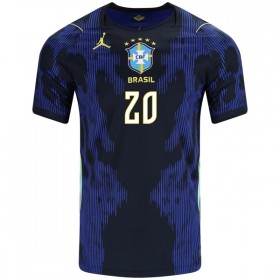 Levné Brazílie Estevao 20 Venkovní Fotbalové dresy MS 2026 Krátký Rukáv