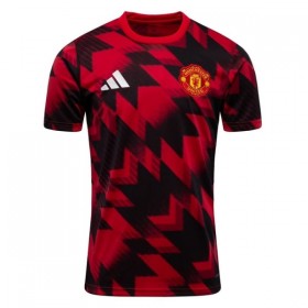 Levné Manchester United Pre-Match Červená 2025-26 Krátký Rukáv