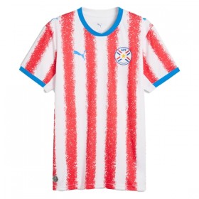 Levné Paraguay Domácí Fotbalové dresy MS 2026 Krátký Rukáv