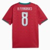 Levné Portugalsko B. Fernandes 8 Domácí Fotbalové dresy MS 2026 Krátký Rukáv